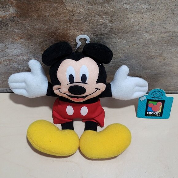 Applause Disney Mickey Mouse Flat Hanging Plush Toy - Picture 2 of 9